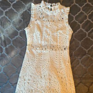 **BRAND NEW WITH TAGS** - lucyparis White Eyelet Mini Dress